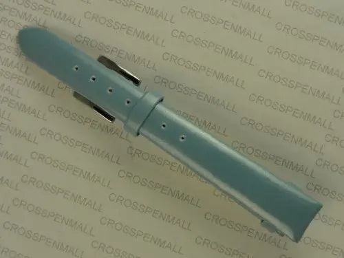 Cross Full Grain Antiallergic Sky Blue Leather Wristwatch Band, 15MM crosspenmall.com
