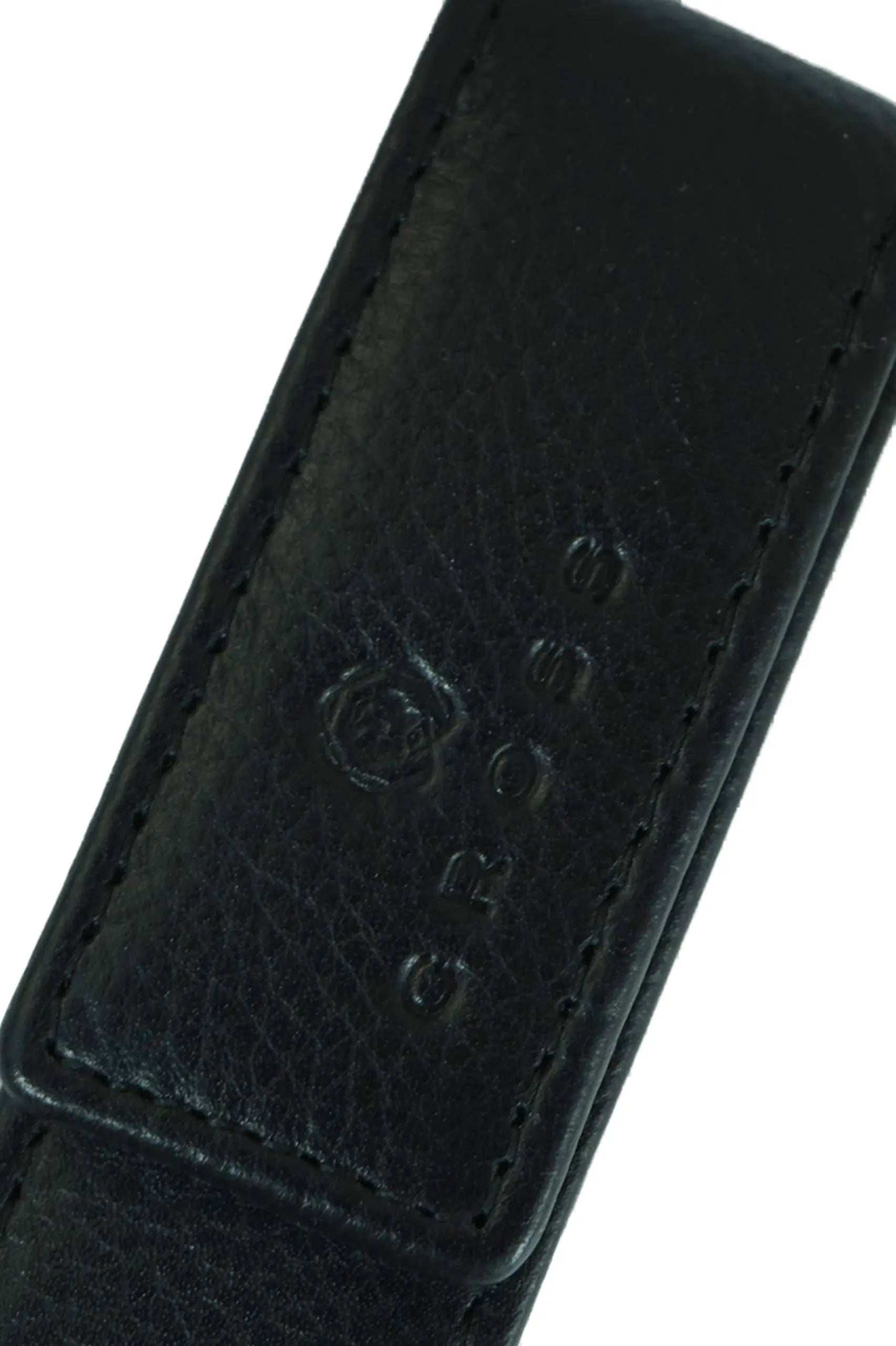 Cross Full Grain Italian Leather, Signature Perforated Detailing, Single Flip Top Pen Pouch with Secure snap, Black and Can Accommodate Any Cross Pen Cross