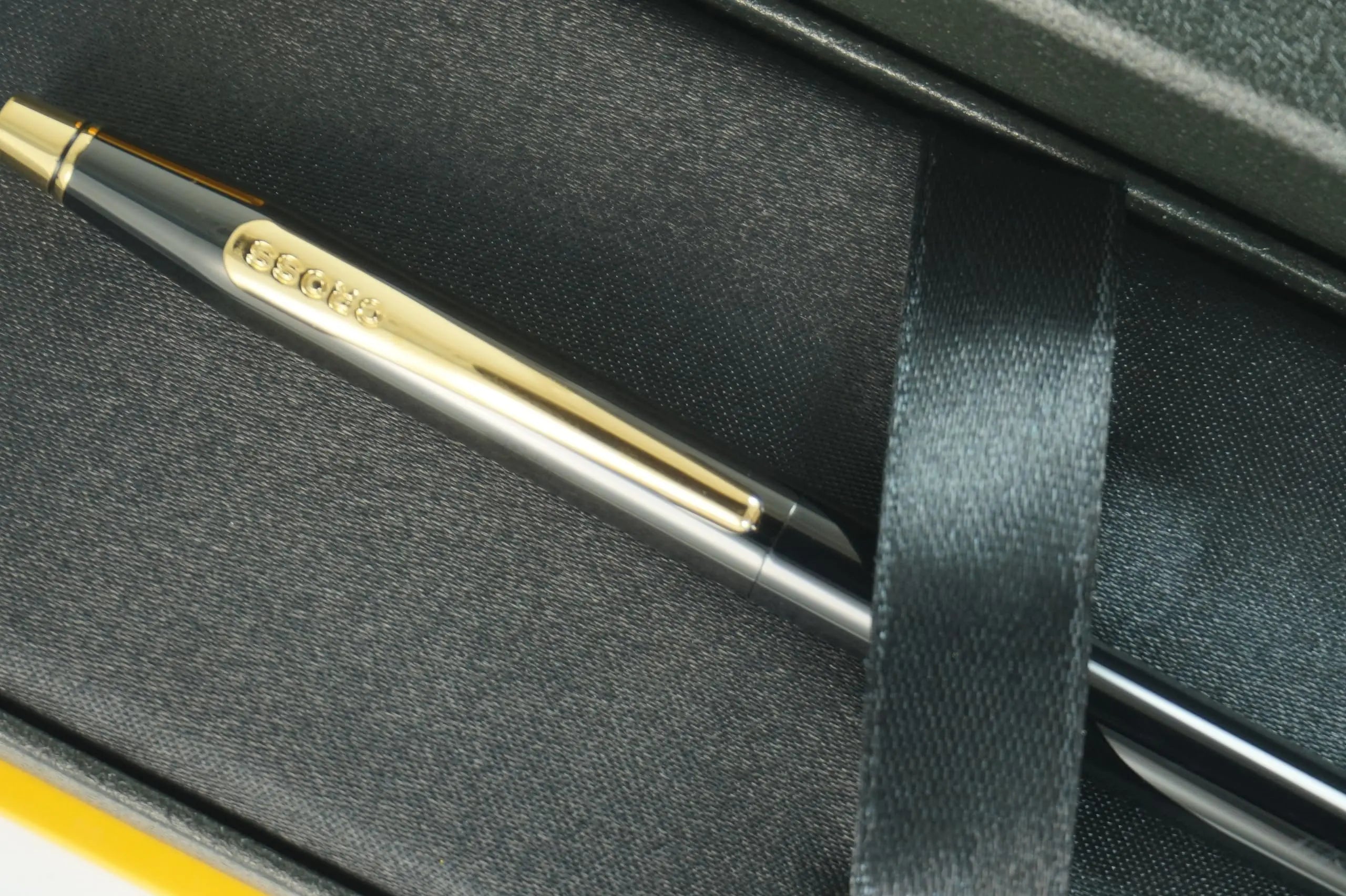 Cross Limited Collection Classic Century Pearlescent Black PVD Barrel and Gold Appointments Ballpoint Pen - crosspenmall.com