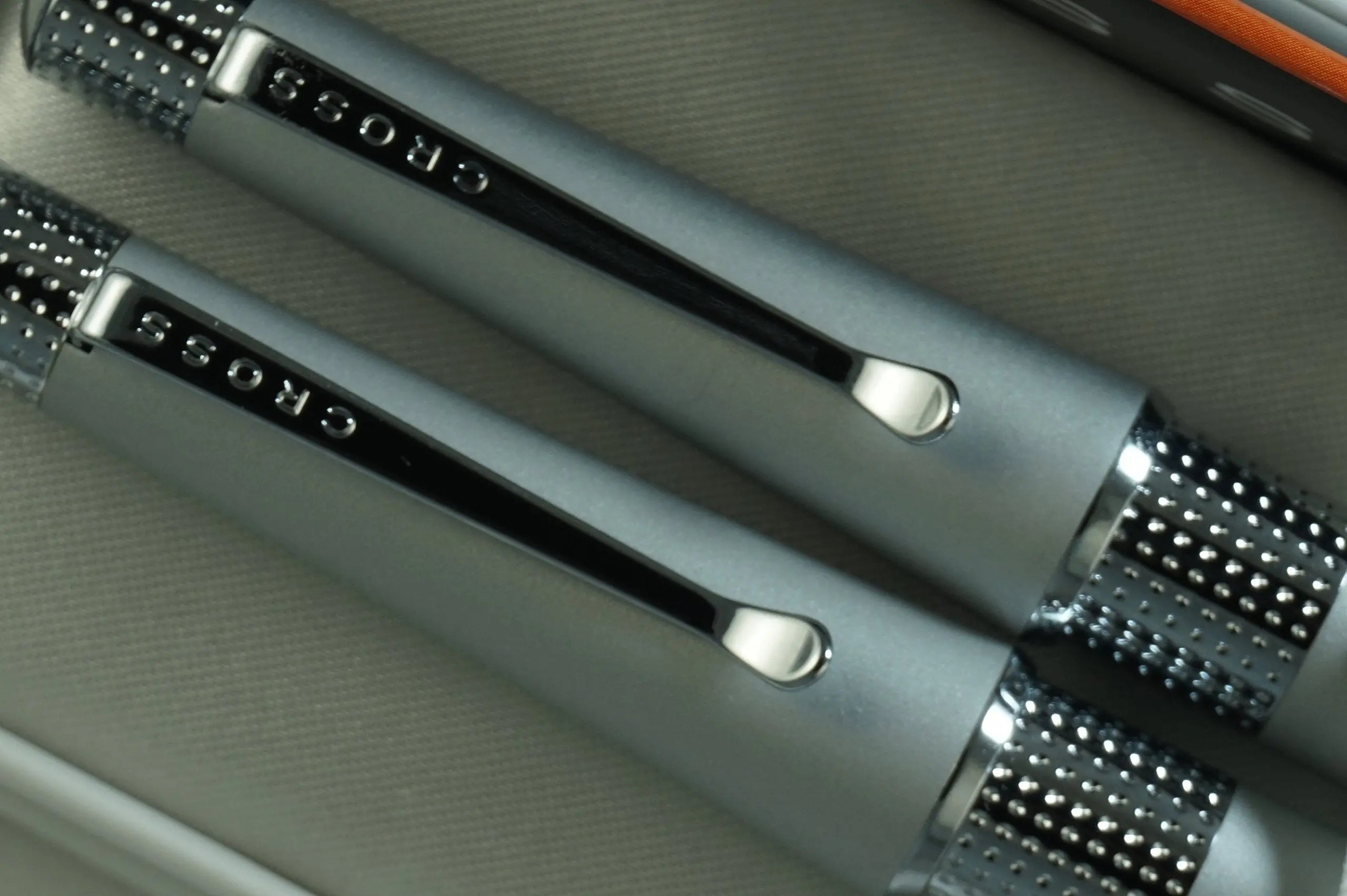 Cross Limited Edition Beverly Matte Satin with Cross Signature Pronounced Center Band Fountain Pen and Ballpoint Pen Set.A Great Wedding, Birthday, Graduation & Christmas Gift A.T.. CROSS