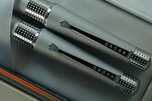 Cross Limited Edition Beverly Matte Satin with Cross Signature Pronounced Center Band Fountain Pen and Ballpoint Pen Set.A Great Wedding, Birthday, Graduation & Christmas Gift - crosspenmall.com