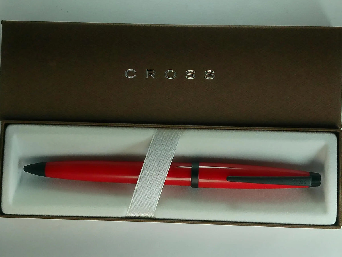 Cross Made in Japan Solo Classic Mechanical Pencil, 0.5mm, Plasma Red Lacquer, Black Appointments, 1995 Edition cross