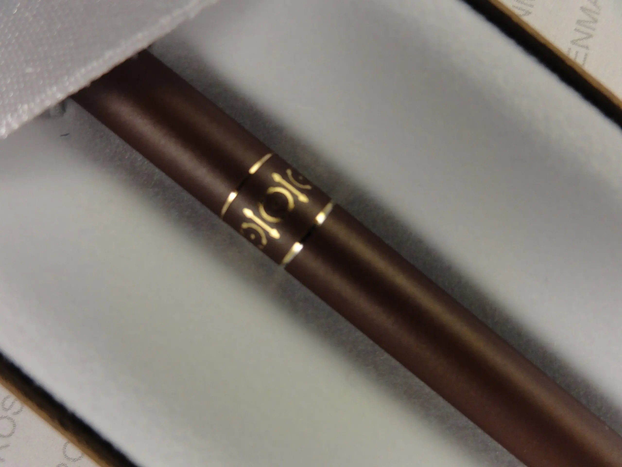 Cross Made in The USA Century Classic Ladies with Gold Velvet Mid-Ring, Burgundy Barrel, and 14KT Gold Appointments 0.5mm Pencil Cross