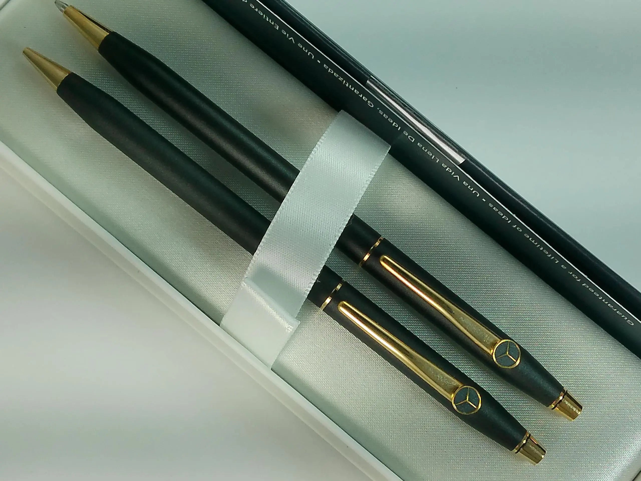 Cross Made in The USA Century Classic with Mercedes-Benz Emblem Pen and Pencil set A.T. Cross