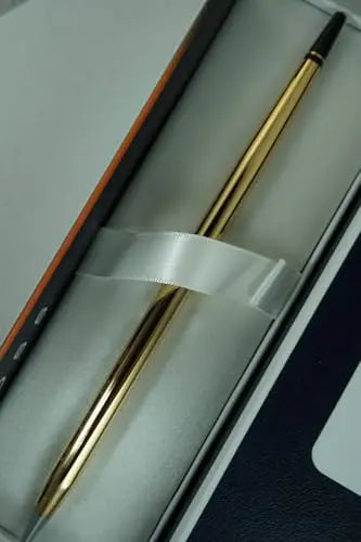 Cross Made in USA Desk Pencil, 10 Karat Gold Plated, 0.5MM cross