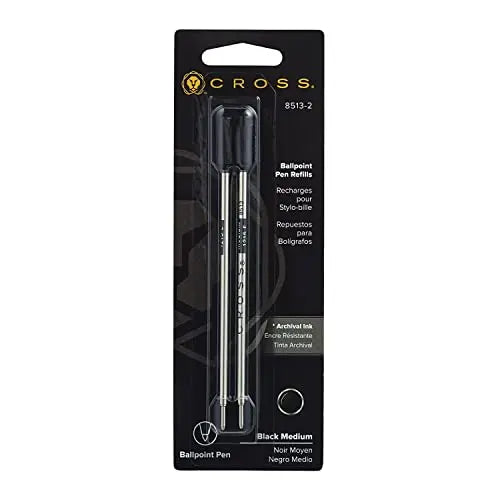 Cross Medium Black Ballpoint Refills (50-pack) (25 Items) Cross