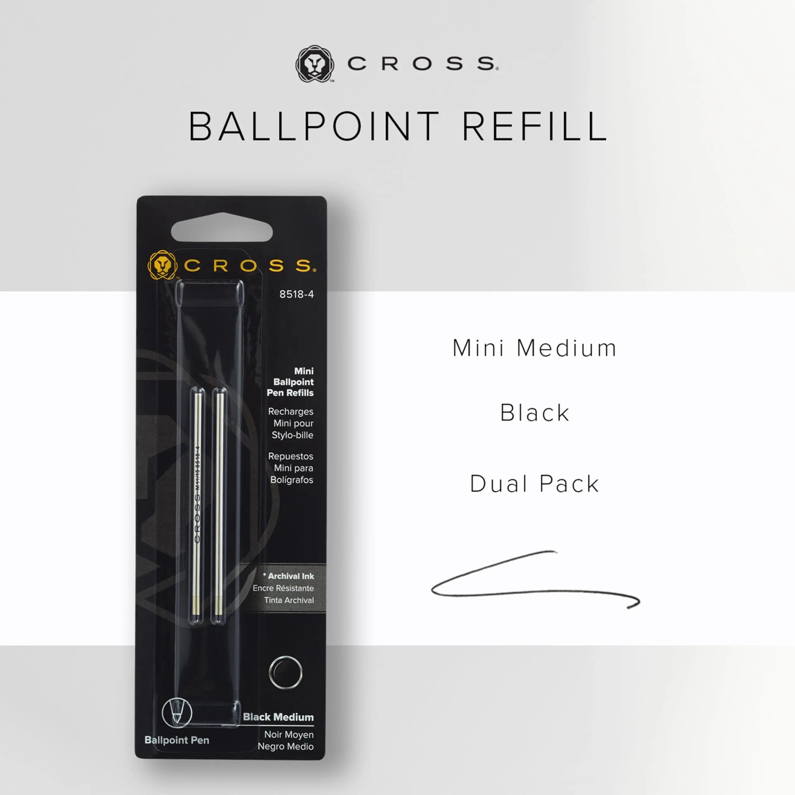 Cross Micro Medium Ball Pen Refill crosspenmall.com