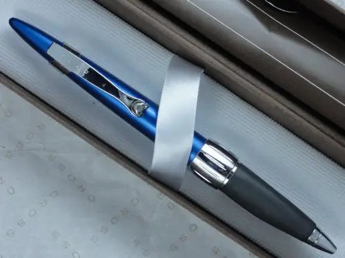 Cross Morph Matte Electric Blue with Adjustable Grip and Polish Appointment Ball-Point Pen Cross