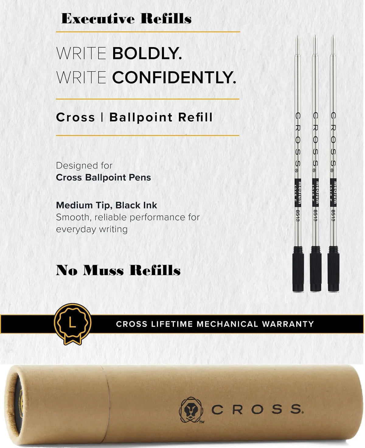 Cross Refills for Ballpoint Pens Cross