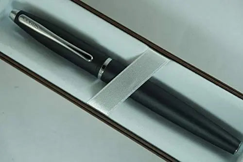 Cross Satin Black with Cross signature mid Band Calaise Selectip Rollerball Ballpoint Pen. Gift Pen for Anyone - crosspenmall.com