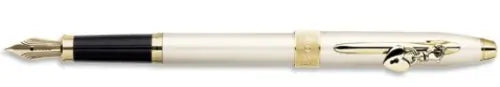Cross Sentiment Fountain Pen Pearlescent White with Medium Nib crosspenmall.com