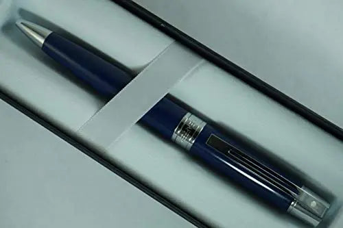 Cross Sheaffer 300 Metallic Midnight Blue with Polished Appointments Medium Ballpoint Pen, A Great Christmas, Wedding, Birthday, Anniversary and Promotion Gift. Cross