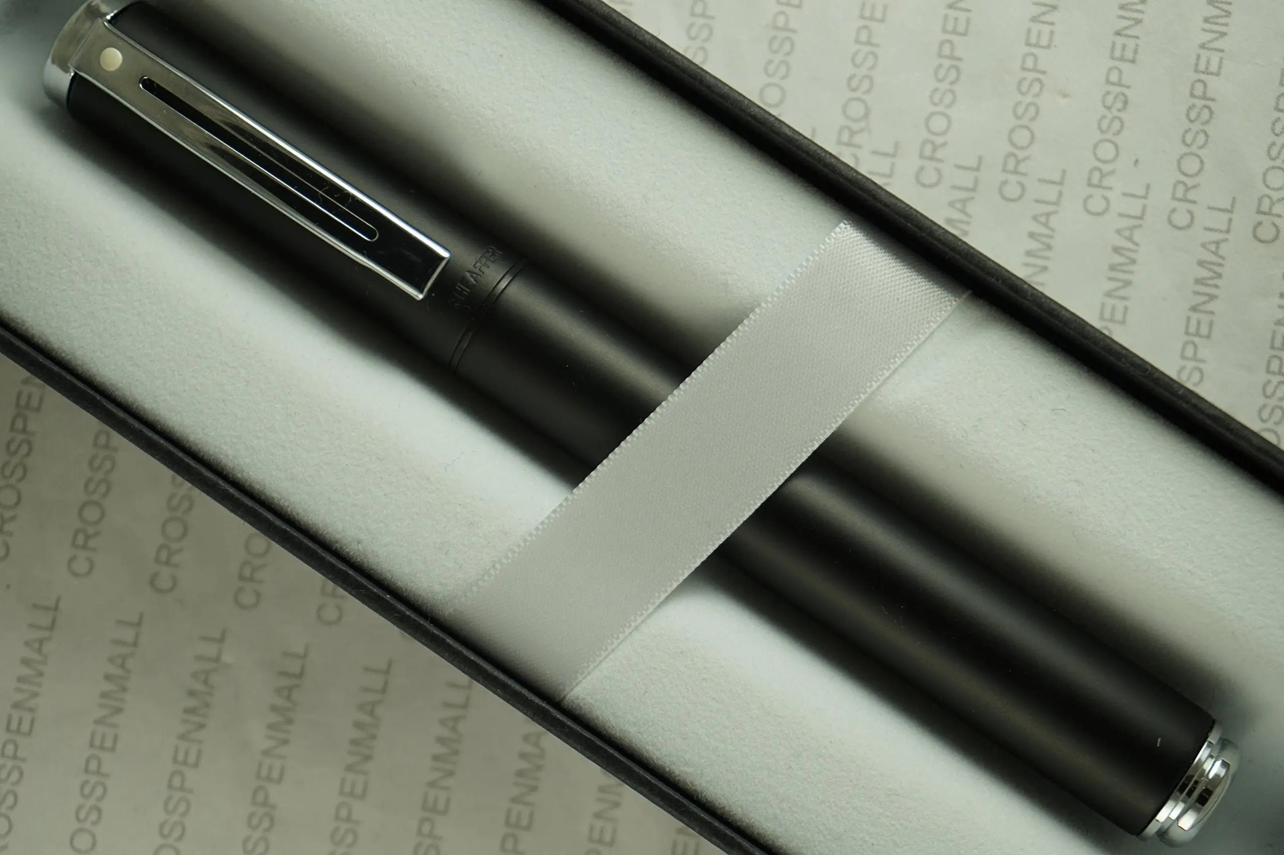 Cross Sheaffer Award Matte Black and Polished appointments Compact with Cylindrical Profile Rollerball Pen Cross