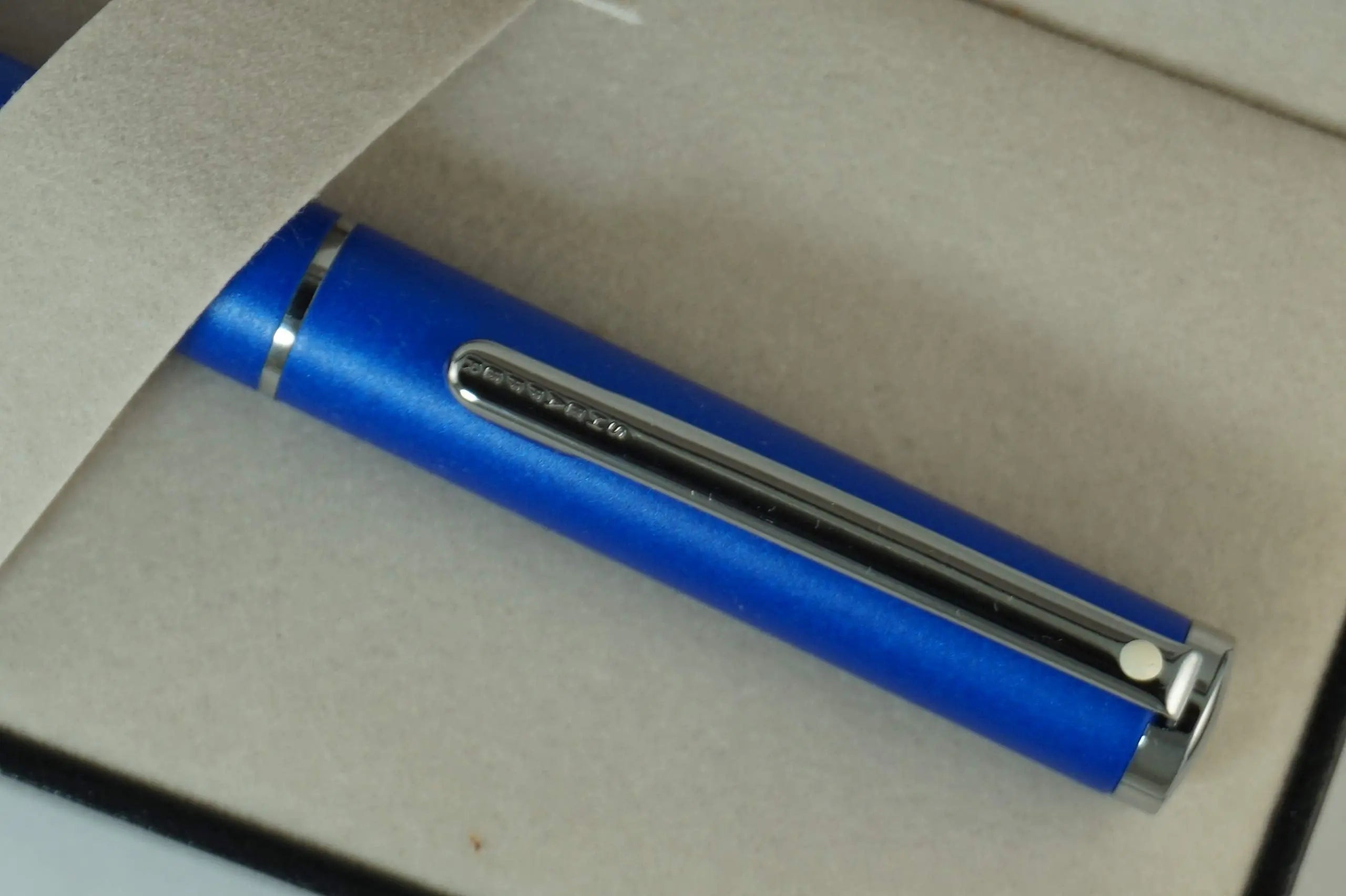 Cross Sheaffer, Matte Blue with Polished Appointments Ballpoint Pen with Stylus - crosspenmall.com