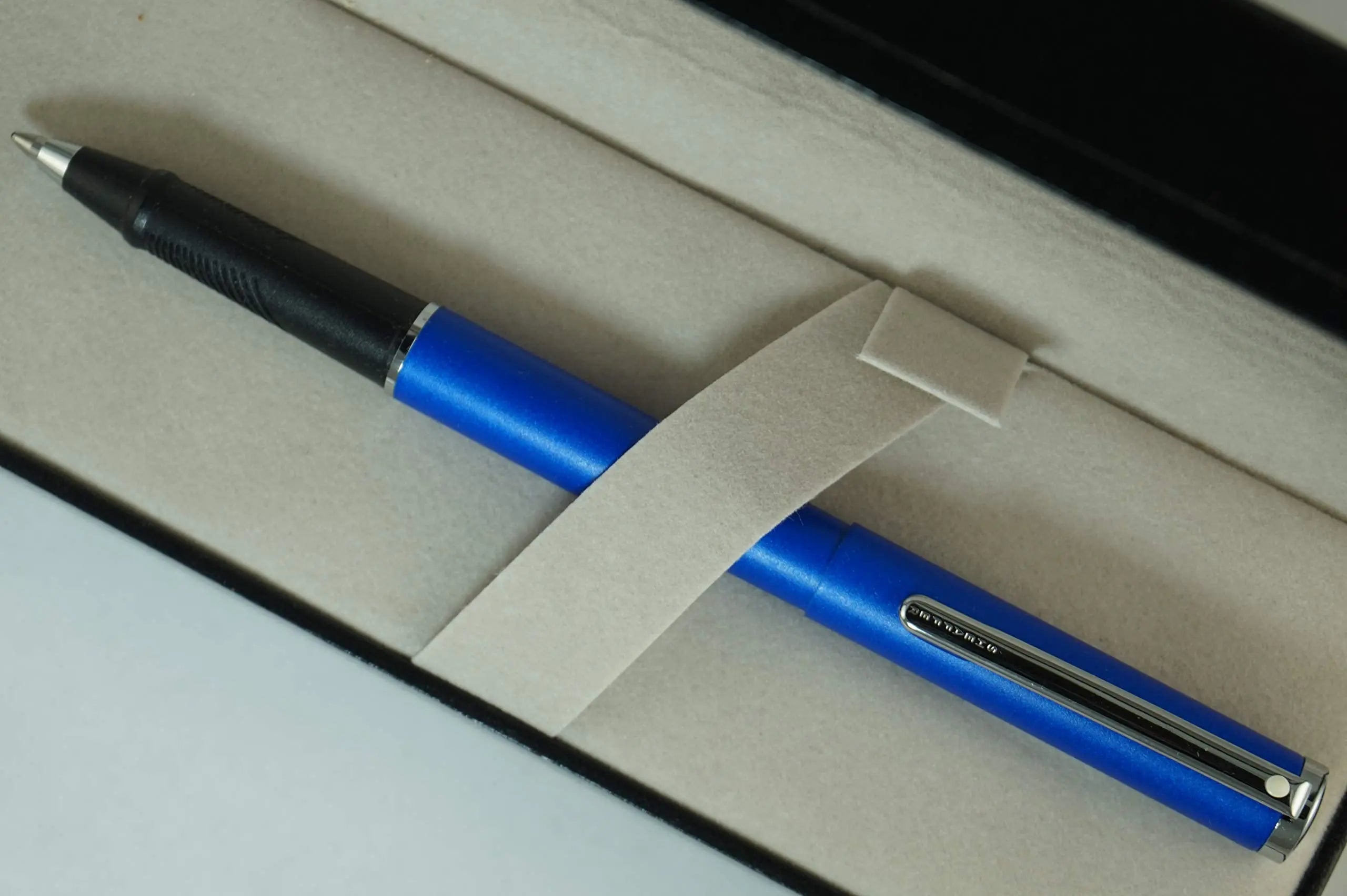 Cross Sheaffer, Matte Blue with Polished Appointments Ballpoint Pen with Stylus - crosspenmall.com