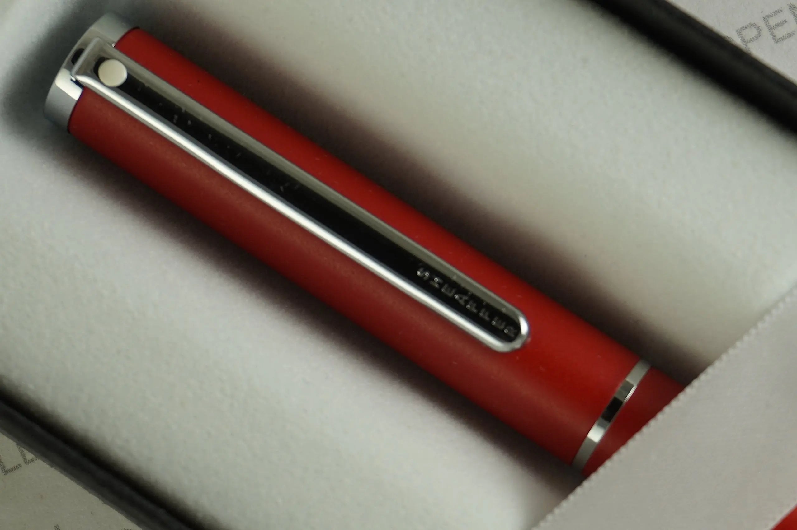 Cross Sheaffer, Matte Red with polished Appointments Ballpoint Pen with Stylus . - crosspenmall.com