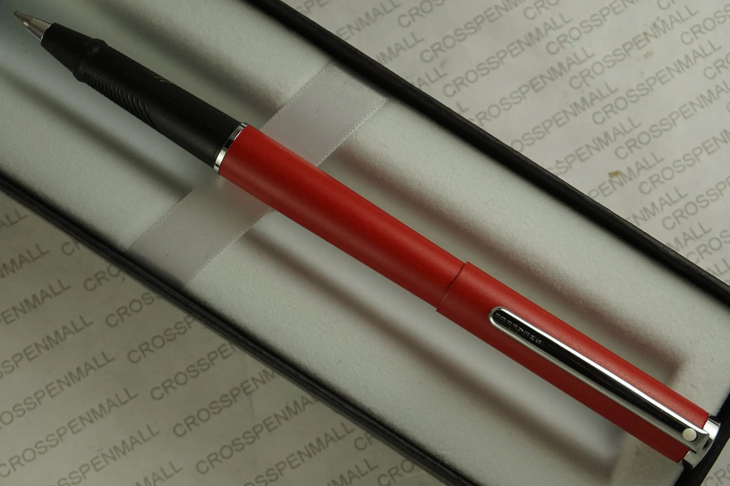 Cross Sheaffer, Matte Red with polished Appointments Ballpoint Pen with Stylus . - crosspenmall.com