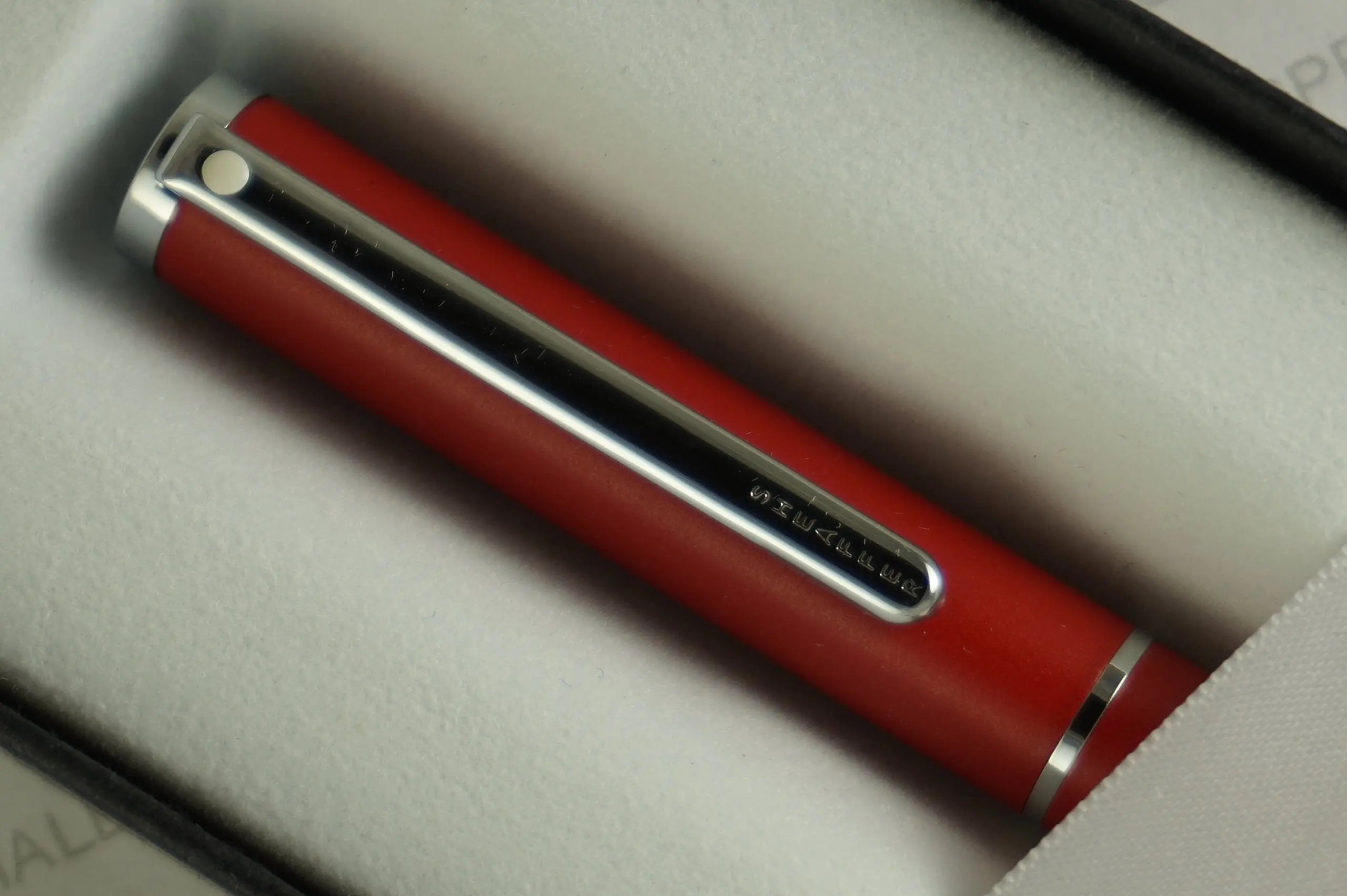 Cross Sheaffer, Matte Red with polished Appointments Ballpoint Pen with Stylus . - crosspenmall.com