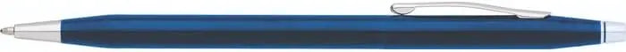 Cross Special Collection Classic Century Pearlescent Blue PVD Barrel and Polished Appointments Ballpoint Pen - crosspenmall.com