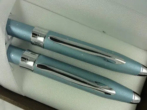 Cross Starlite Cool Sophistication, Hollywood Glamor and Galaxy of Stars Limited Edition Sky Blue Pen and Pencil Set crosspenmall.com