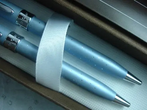 Cross Starlite Cool Sophistication, Hollywood Glamor and Galaxy of Stars Limited Edition Sky Blue Pen and Pencil Set crosspenmall.com