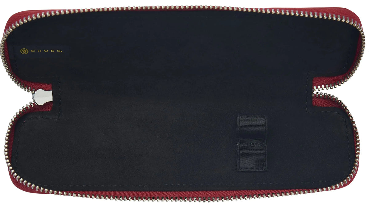 Cross Tan Leather Double Pen Pouch cross