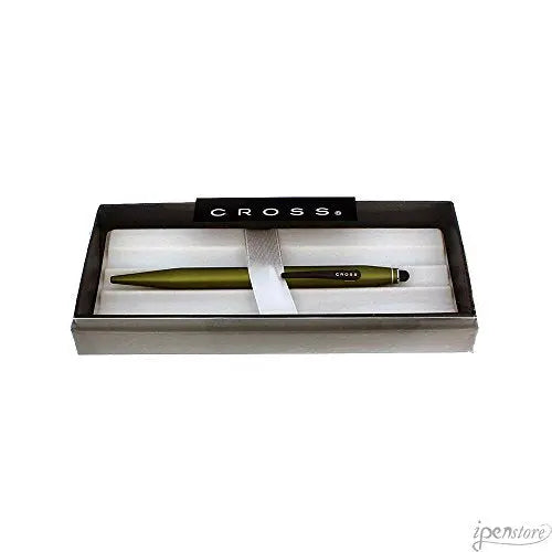 Cross Tech 2 Ballpoint Pen And Stylus Green Barrel with 2 Refills - crosspenmall.com