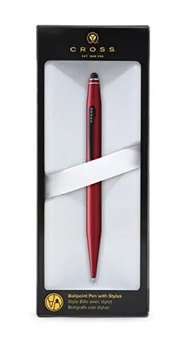 Cross Tech2 Ball Pen with Stylus (Red) in Blister Metallic Rot Jovi