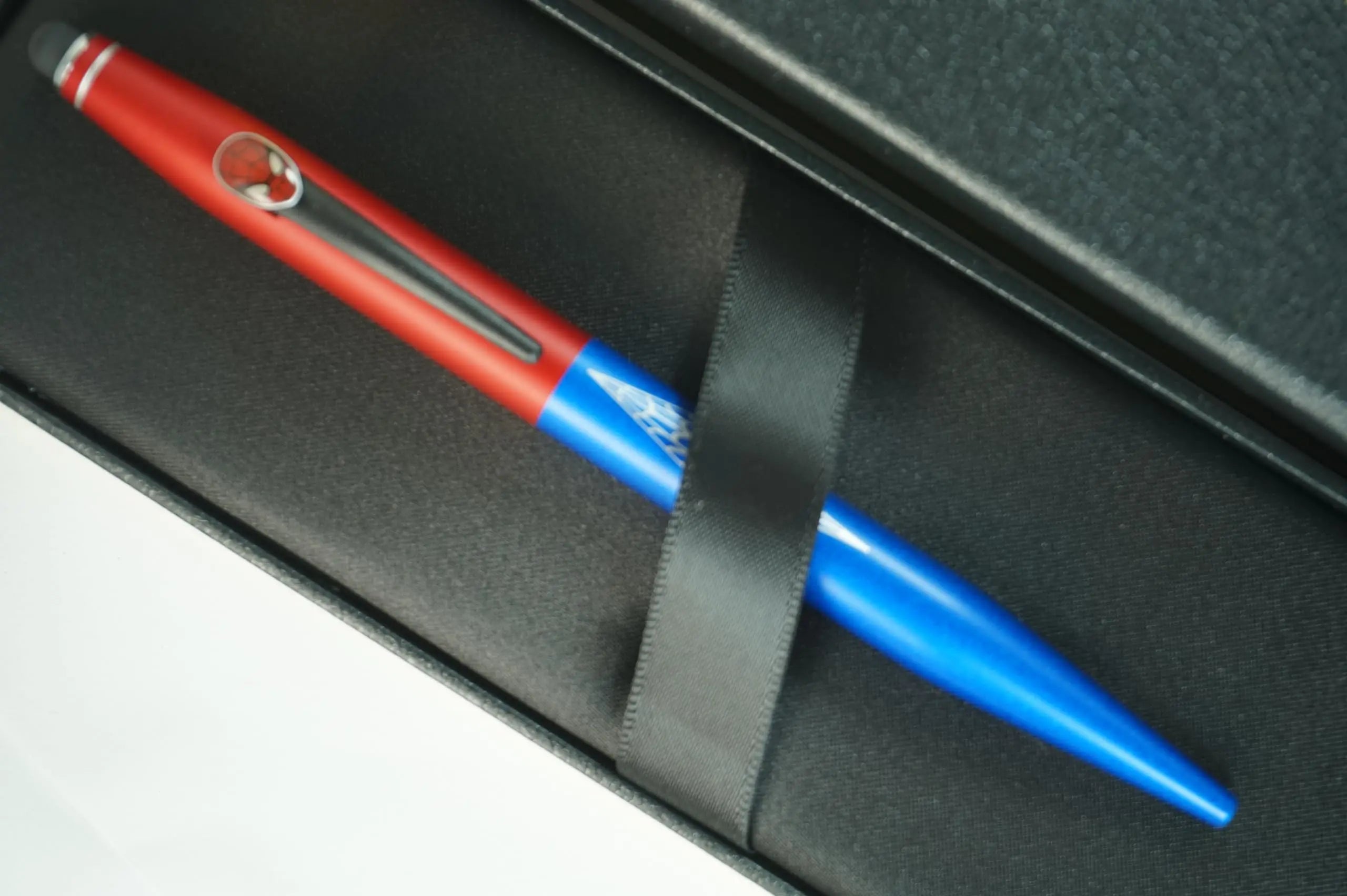 Cross Tech2 Refillable Ballpoint Pen with themed design, authentic character details, and Polished appointments, Marvel Spider Man - crosspenmall.com