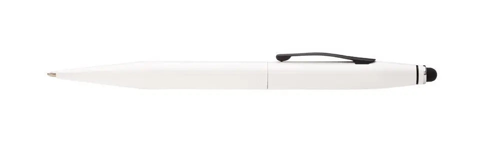 Cross Tech2 Refillable Ballpoint Pen, Medium Ballpen With Stylus, Includes Premium Gift Box - Pearl White Cross