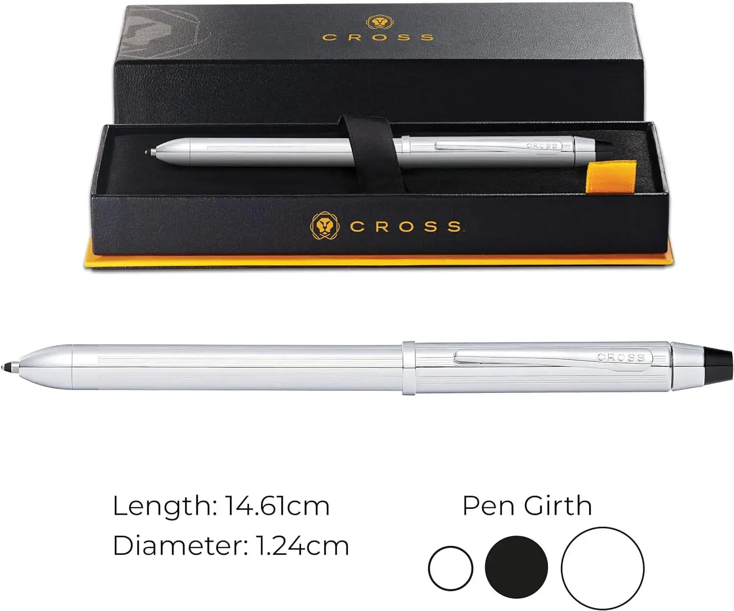 Cross Tech3+ PVD Multifunction Pen with Stylus and 0.5mm Lead Cross