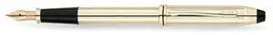 Cross Townsend 10K Fill/Rolled Fountain Extra Fine 14Karat Gold Nib Cross