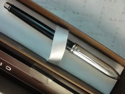 Cross Townsend Black Lacquer Tuxedo Selectip Gel Ink Rollerball Pen - crosspenmall.com
