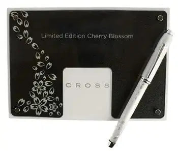 Cross Townsend Cherry Blossom Platinum Limited Edition Selectip Gel Ink Rollerball Pen with numbered Certificate of Authenticity - crosspenmall.com