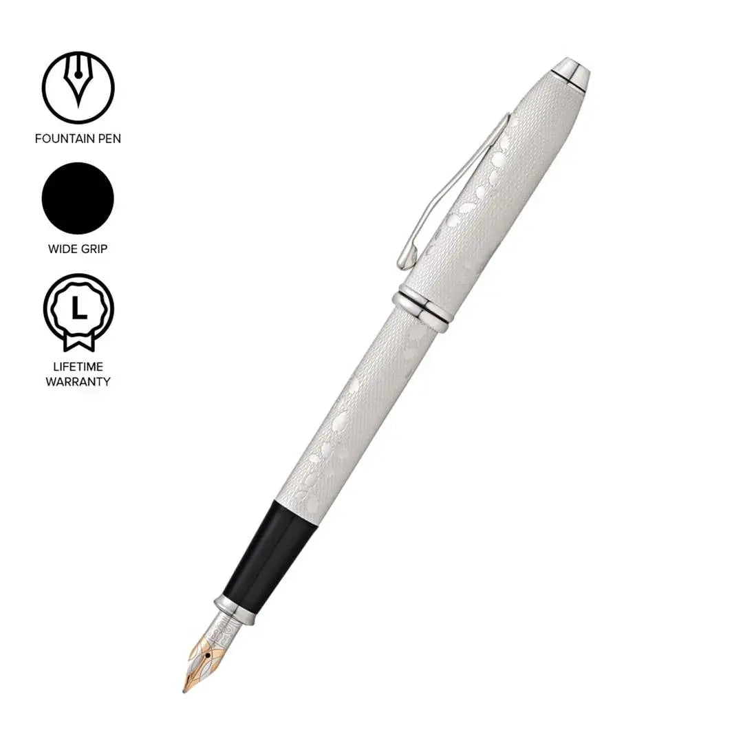 Cross Townsend Cherry Blossom Platinum Limited Edition Medium nib Fountain Pen with numbered Certificate of Authenticity (Copy) Cross