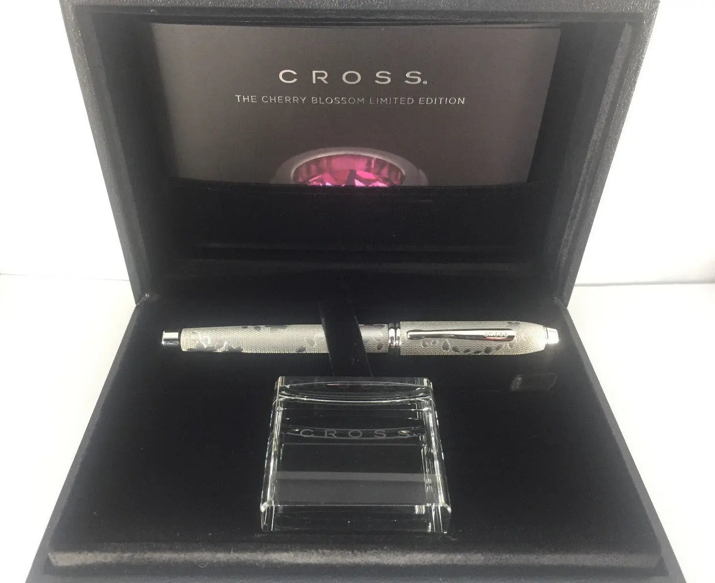 Cross Townsend Cherry Blossom Platinum Limited Edition Medium nib Fountain Pen with numbered Certificate of Authenticity (Copy) Cross