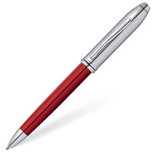 Cross Townsend Limited Edition Ballpoint Pen - Red Chrome Cross