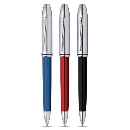 Cross Townsend Limited Edition Ballpoint Pen - Red Chrome Cross