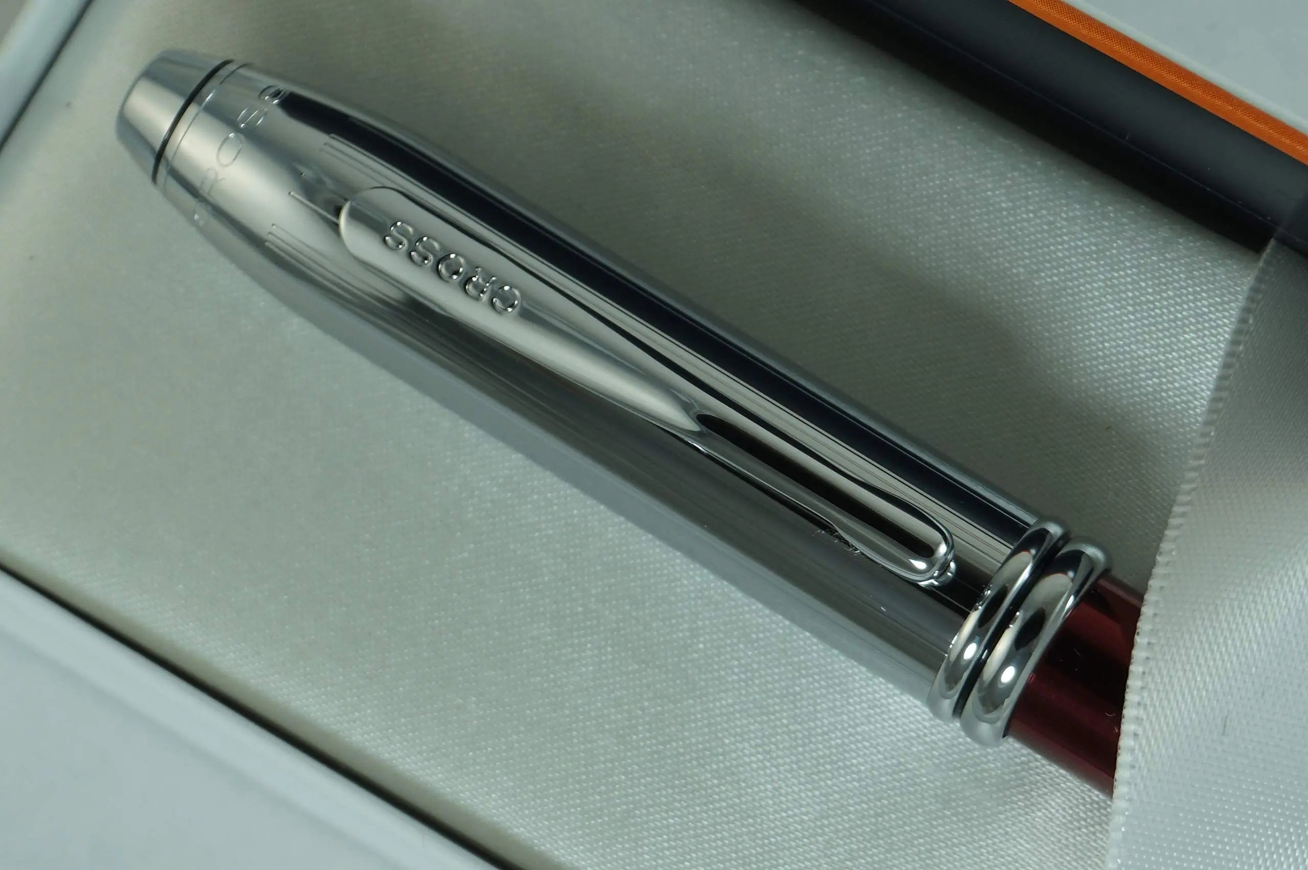 Cross Townsend Limited Edition with Metallic Red Barrel and Cross Signature Double Bands Selectip Rollerball Pen Cross