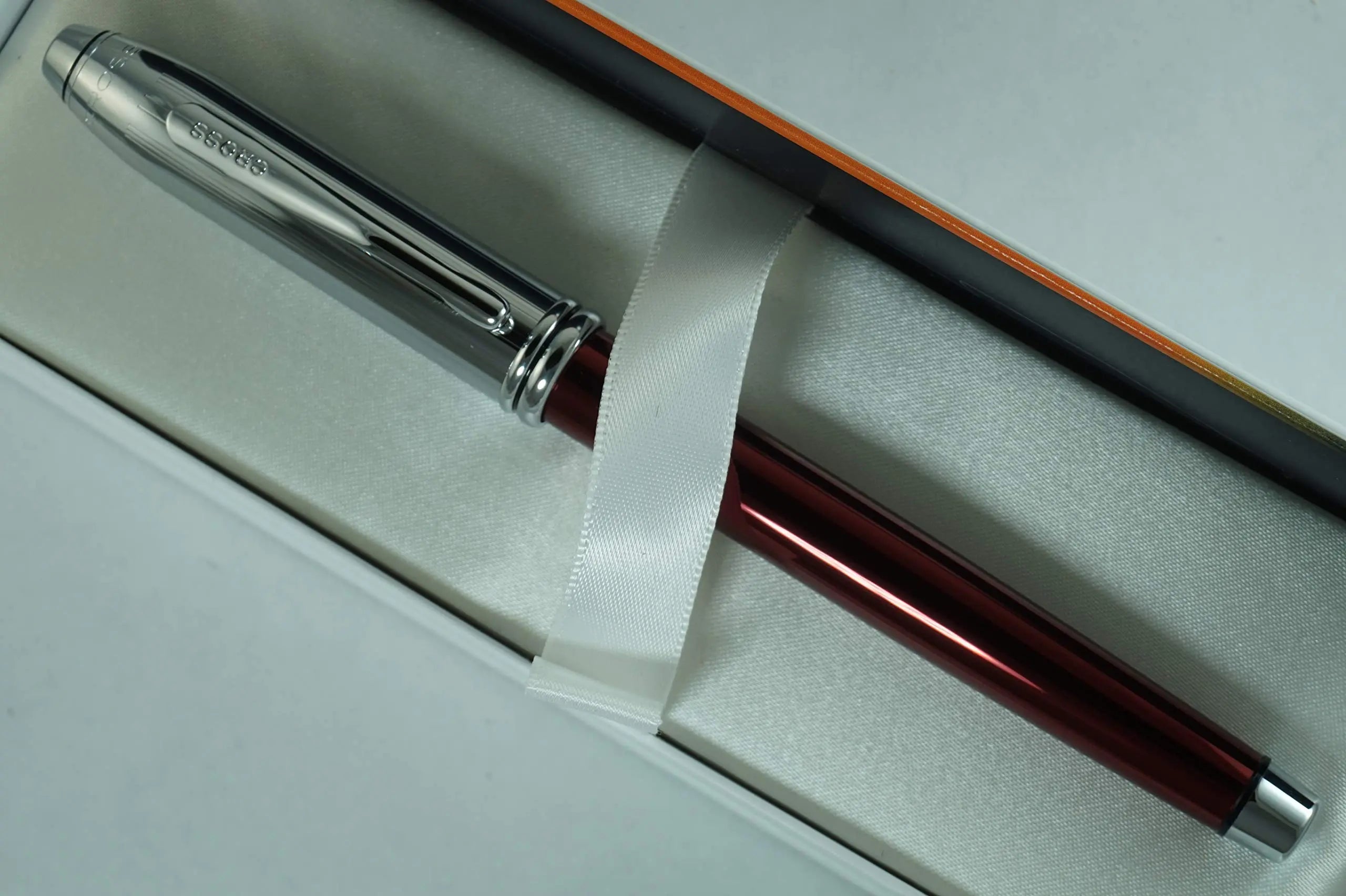 Cross Townsend Limited Edition with Metallic Red Barrel and Cross Signature Double Bands Selectip Rollerball Pen Cross