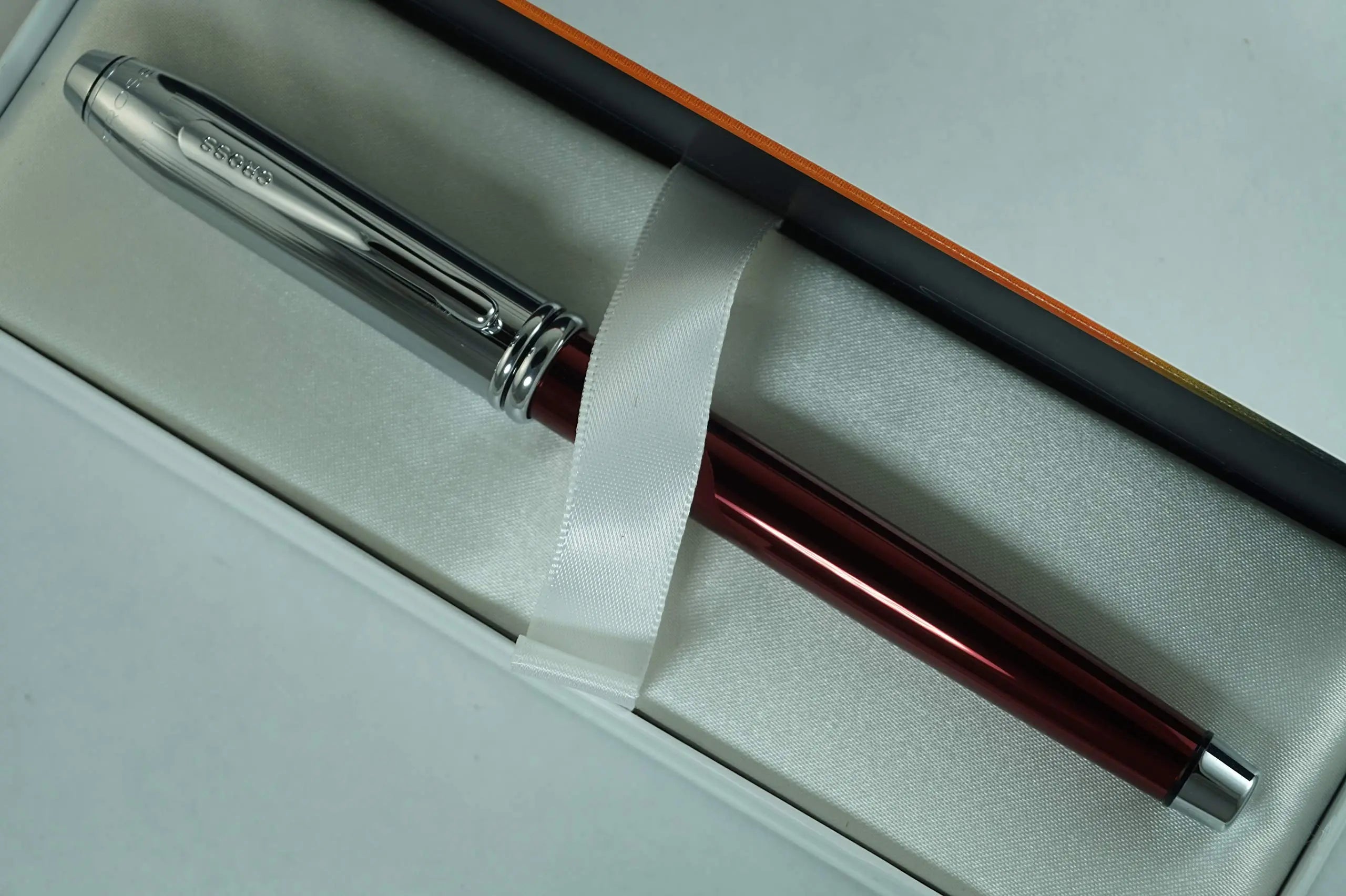 Cross Townsend Limited Edition with Metallic Red Barrel and Cross Signature Double Bands Selectip Rollerball Pen Cross