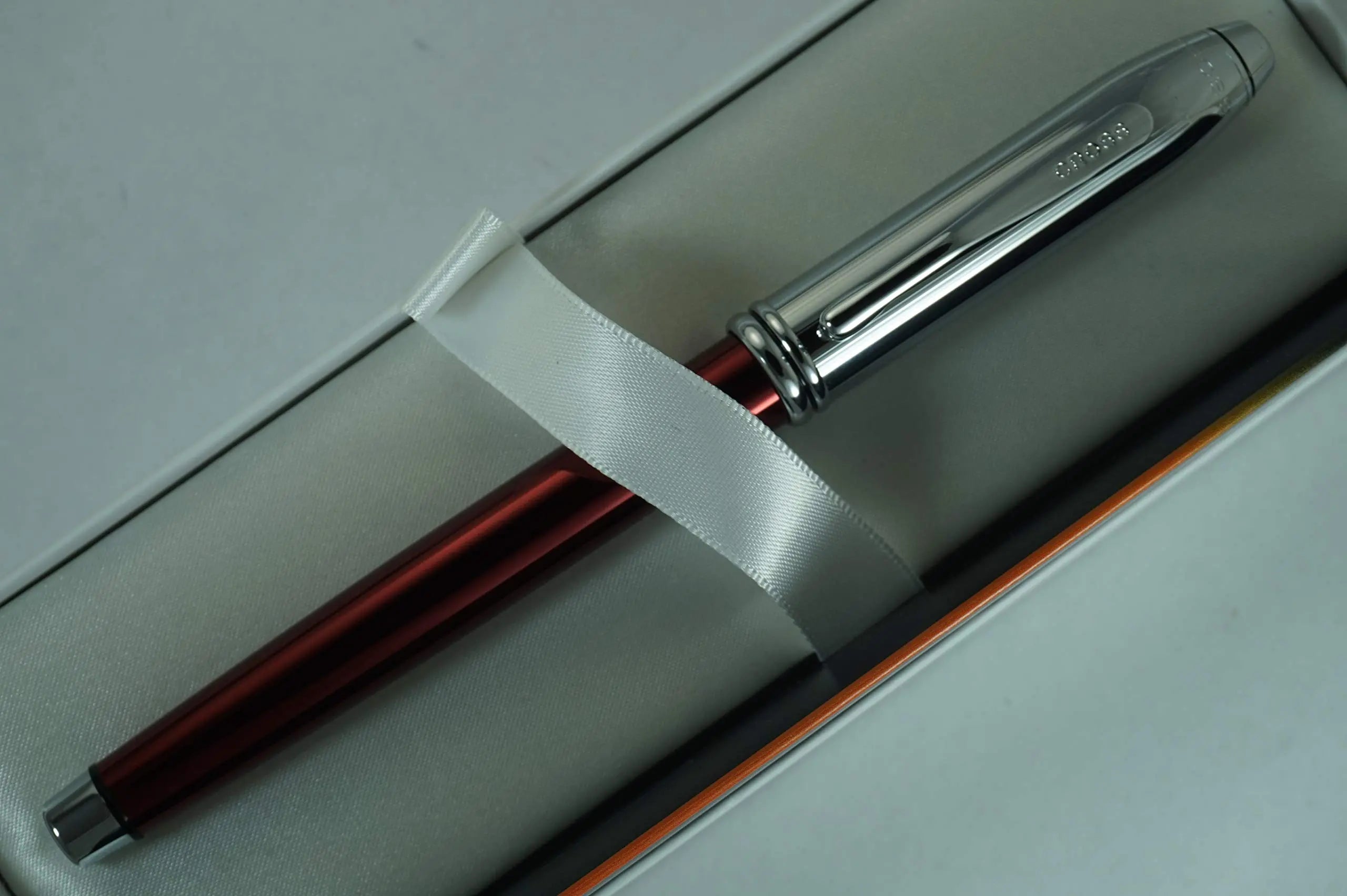Cross Townsend Limited Edition with Metallic Red Barrel and Cross Signature Double Bands Selectip Rollerball Pen Cross