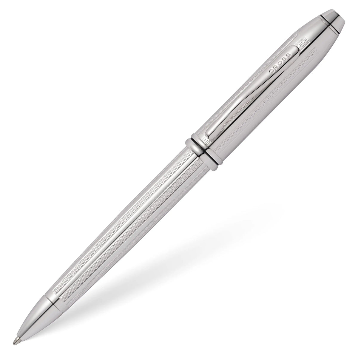 Cross Townsend Platinum-Plated Refillable Ballpoint Pen, Medium Ballpen, Includes Luxury Gift Box cross