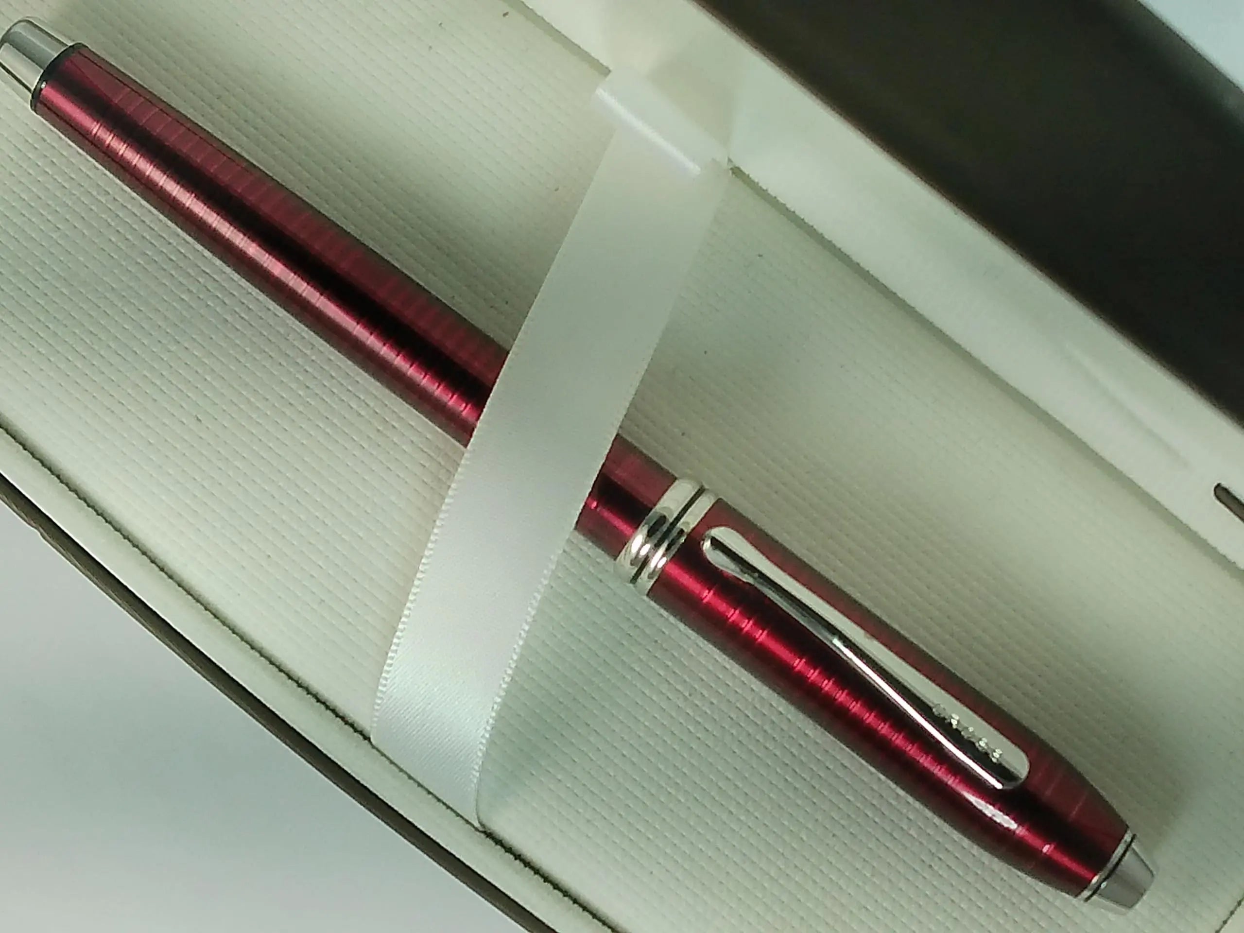 Cross Townsend Selectip Rollerball Pen, Garnet Red Lacquer with Rhodium Appointments Cross