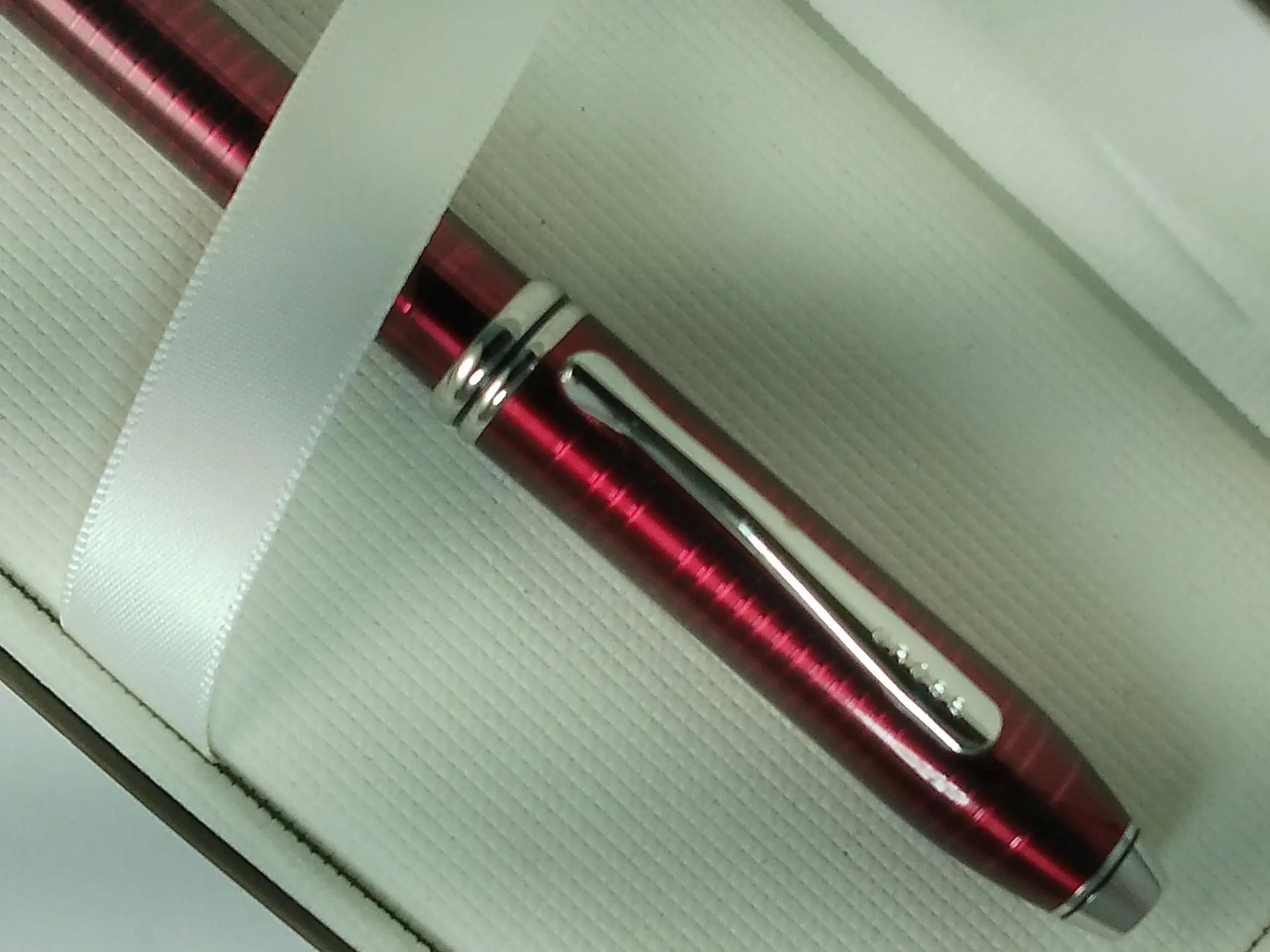 Cross Townsend Selectip Rollerball Pen, Garnet Red Lacquer with Rhodium Appointments Cross