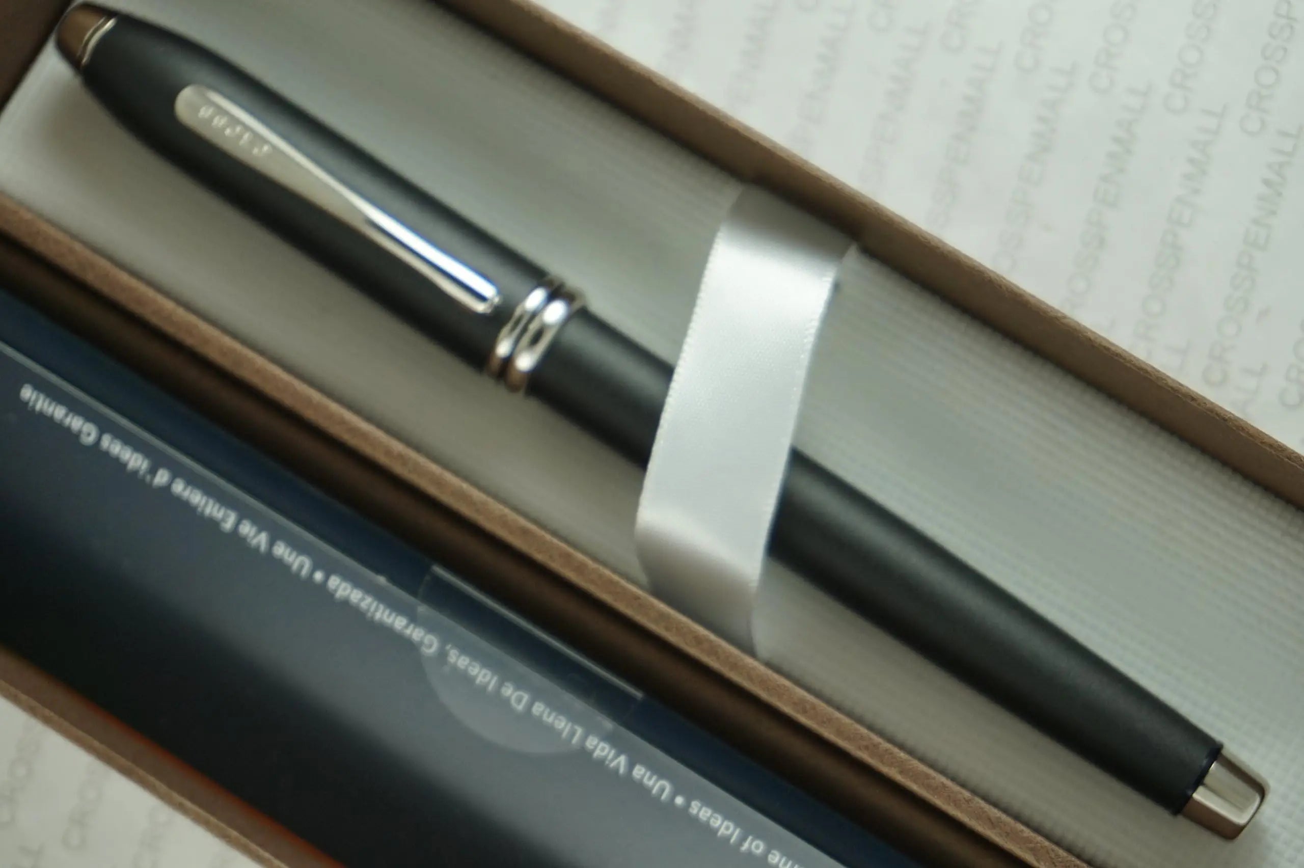 Cross Townsend Selectip Rollerball Pen, Satin Matte Black with Rhodium Appointments, Made in USA Cross
