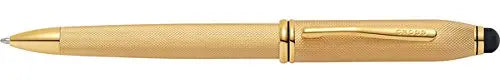Cross Townsend Stylus Ballpoint Pen (23Kt Gold Plate) - crosspenmall.com