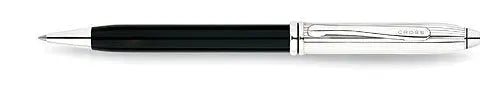 Cross Townsend Tuxedo / Rhodium Plated Ballpoint Pen - 552-2 - crosspenmall.com