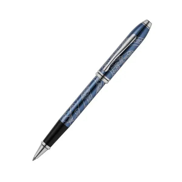 Cross Townsend Zodiac Year of the Snake Blue Lacquer Rollerball Pen Cross