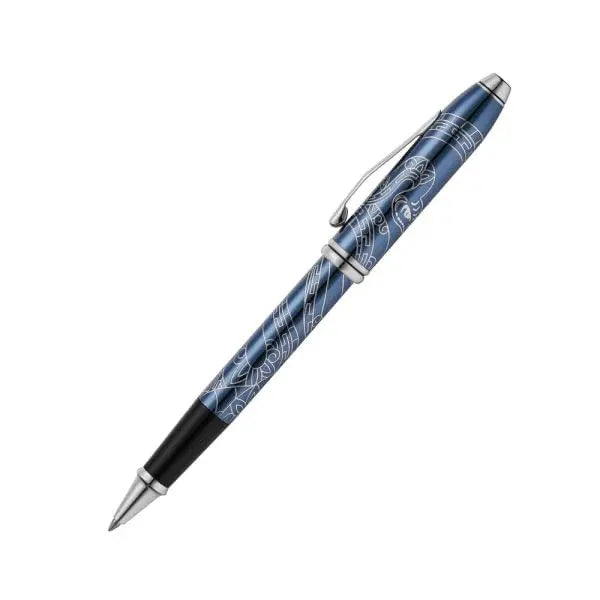 Cross Townsend Zodiac Year of the Snake Blue Lacquer Rollerball Pen Cross